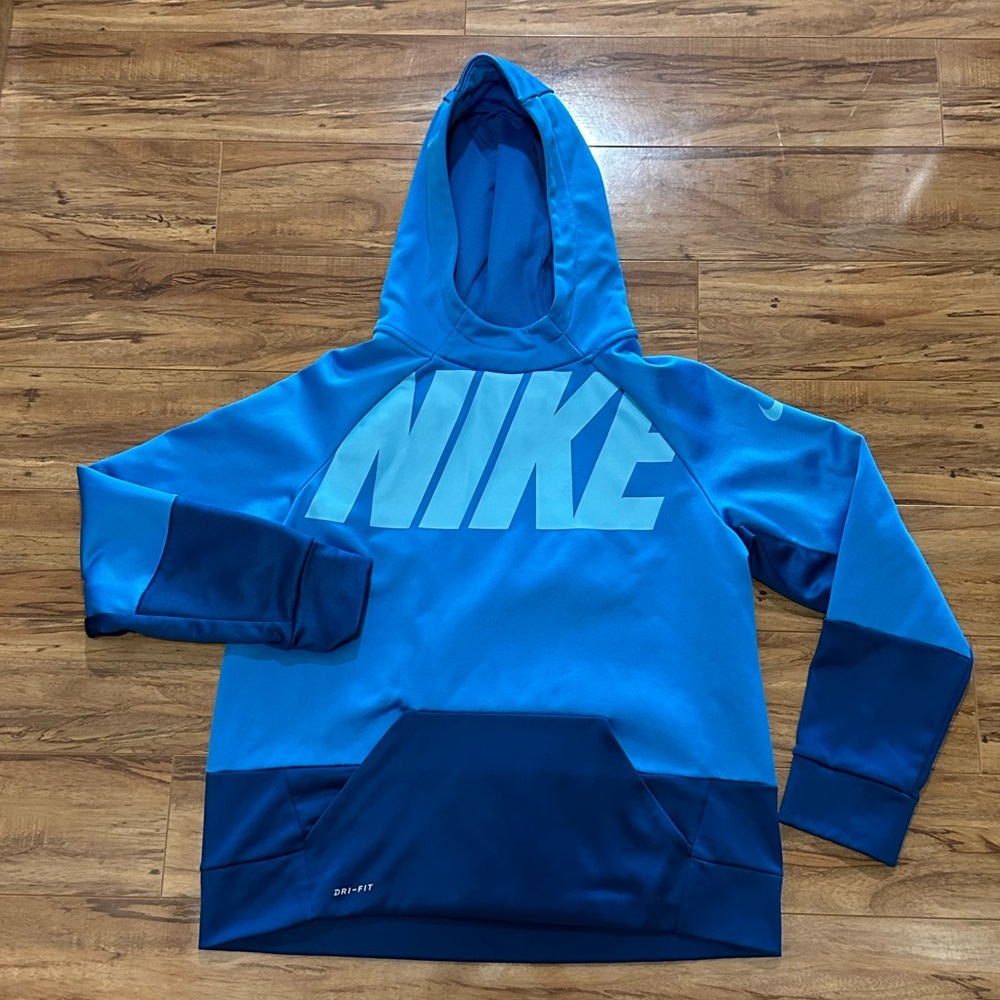 Nike Vibrant Blue Pullover Hoodie Youth XL - EUC - Picture 7 of 7